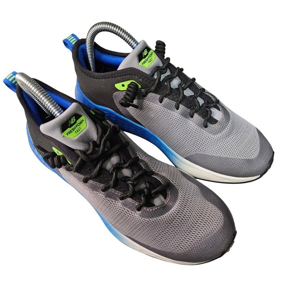 New Balance Shoes - New Balance Fresh Foam Fast v2 Women's 6.5 Gray Blue Running Shoes WFKTLS2